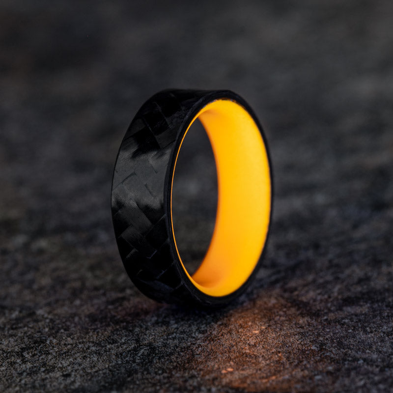 Glowing discount orange ring