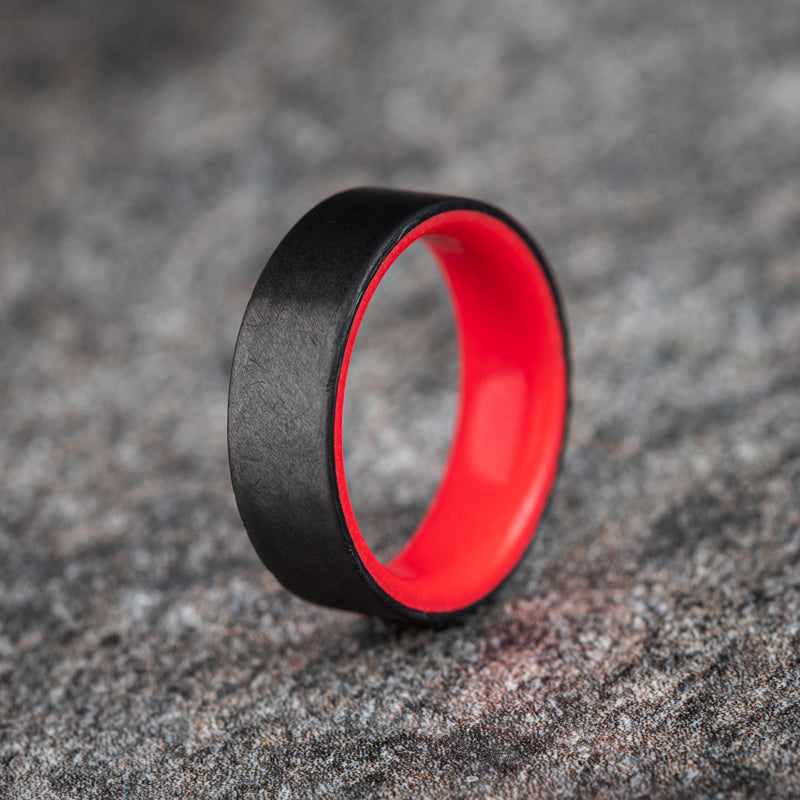 Non Conductive Wedding Ring made from Fiber Glass