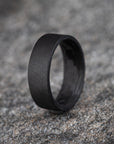 Matte Carbon Fiber Unidirectional Ring