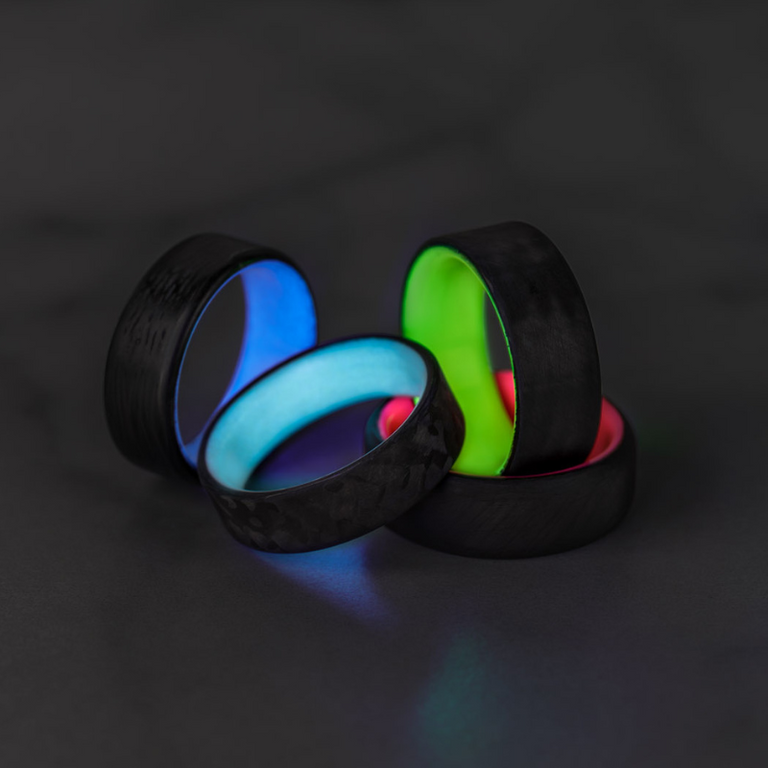 E6 Rings | Carbon Fiber Rings | Antler and Wood Rings