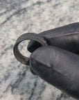 Matte Carbon Fiber Ring with Marbled Pattern