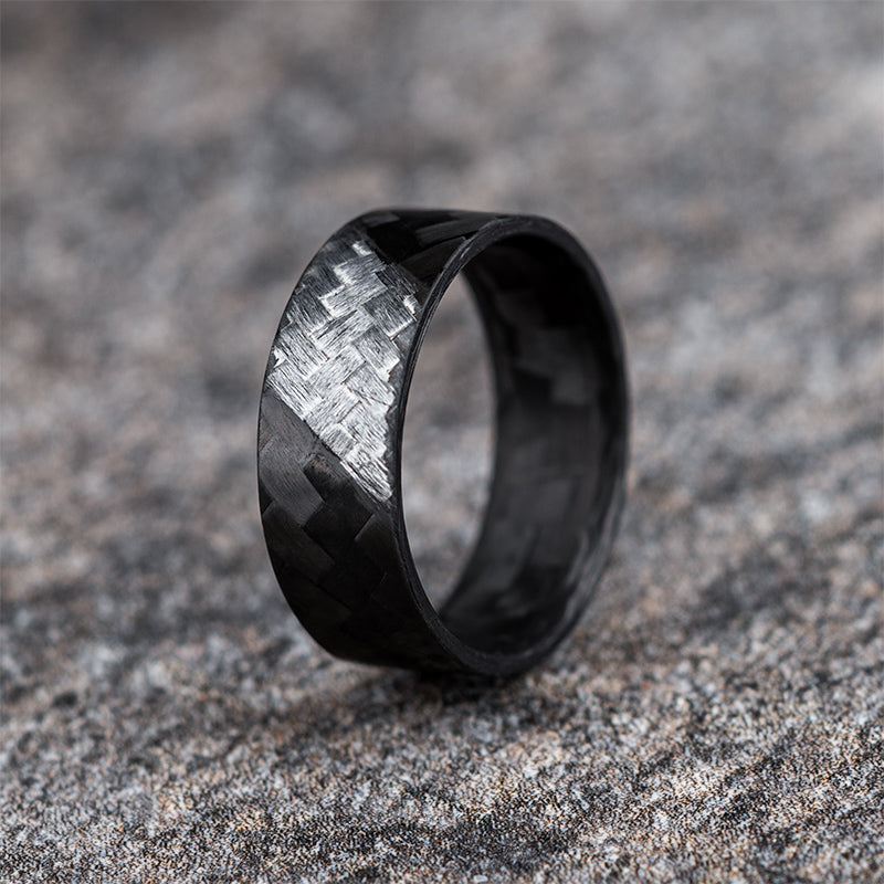 Carbon fiber wedding rings 60 photos - Astyledwedding.com