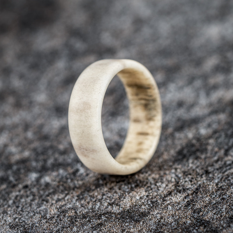 Polished Elk Antler Ring